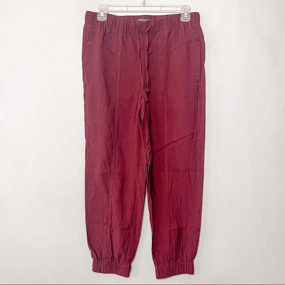 Madewell track/casual burgundy pants size Small
